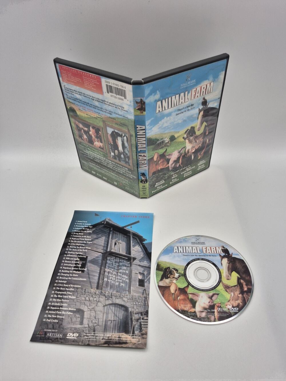 Animal Farm (DVD, 1999) George Orwell Kelsey Grammer 1999 Hallmark Entertainment
